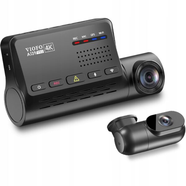 Wideorejestrator VIOFO A139 PRO 2CH z dwiema kamerami 4K oraz FULL HD i filtrem polaryzacyjnym CPL