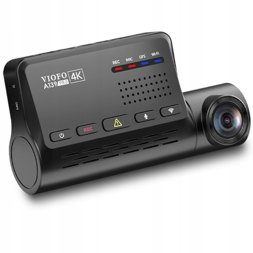 Wideorejestrator samochodowy VIOFO A139 PRO 1CH z filtrem polaryzacyjnym CPL i obiektywem 4K HDR