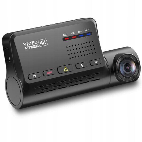 Wideorejestrator samochodowy VIOFO A139 PRO 1CH z filtrem polaryzacyjnym CPL i obiektywem 4K HDR